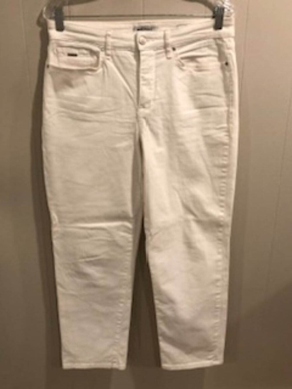 Nine West High-Rise Straight Ankle Jeans, Size 10